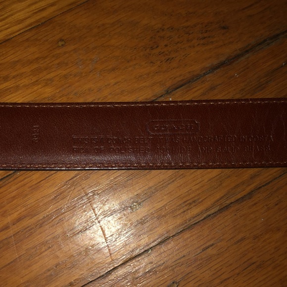 Authentic, used men’s Coach belt - Picture 3 of 5